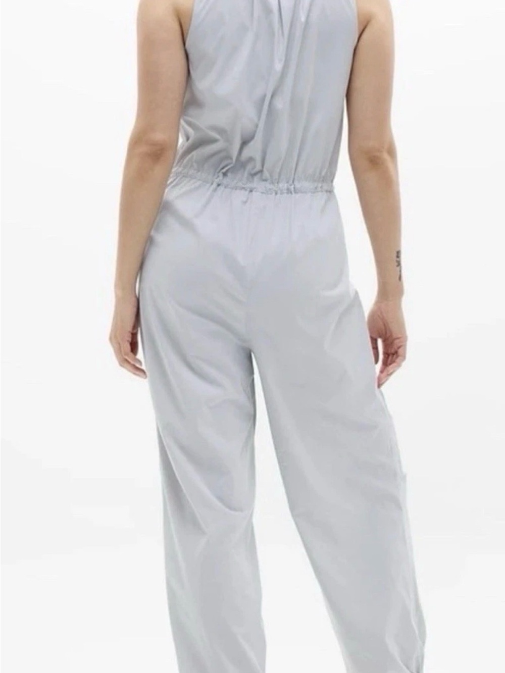 Athleta Light Gray Women’s Flex Jump suit. - Picture 4 of 16
